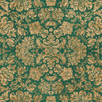 Antique Gold and Green Brocade Pattern Coffee Mug Gallery Image 2