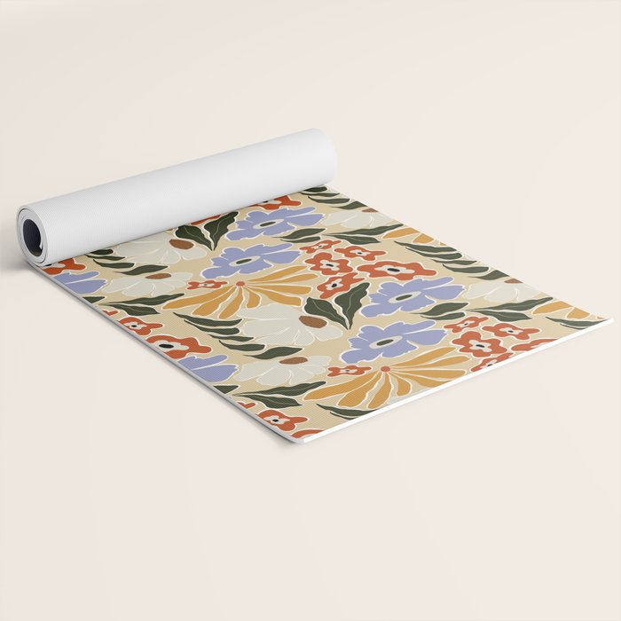 Mid-Century pattern I Yoga Mat Gallery Image 2