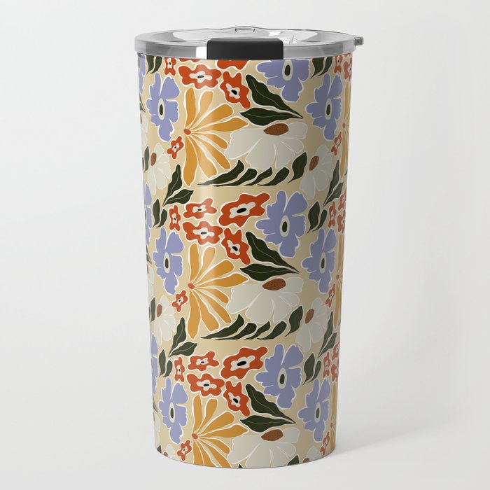 Mid-Century pattern I Travel Mug Gallery Image 1