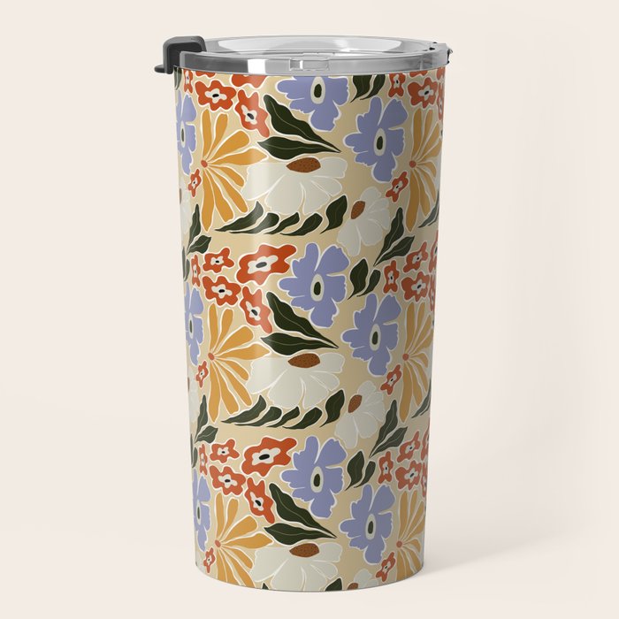 Mid-Century pattern I Travel Mug Gallery Image 3