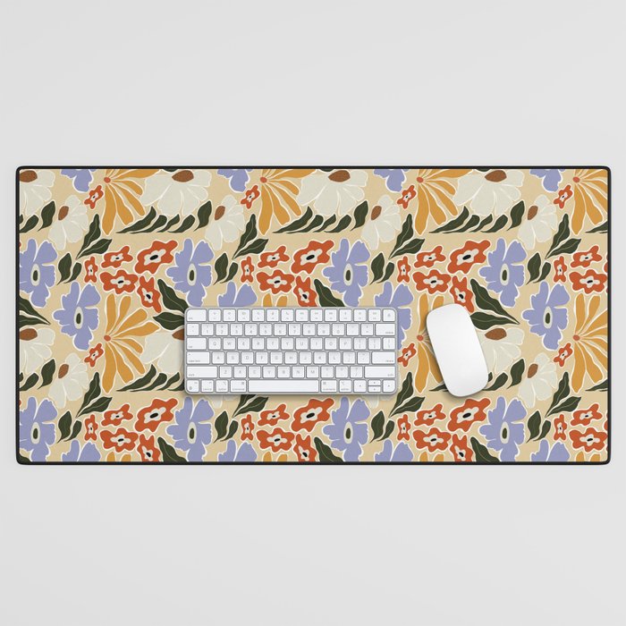 Mid-Century pattern I Desk Mat Gallery Image 1