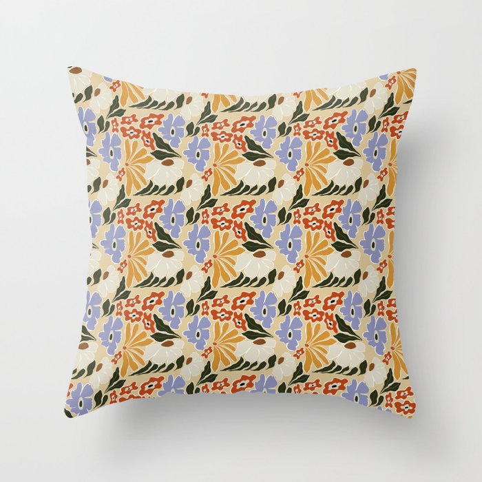 Mid-Century pattern I Throw Pillow Gallery Image 6