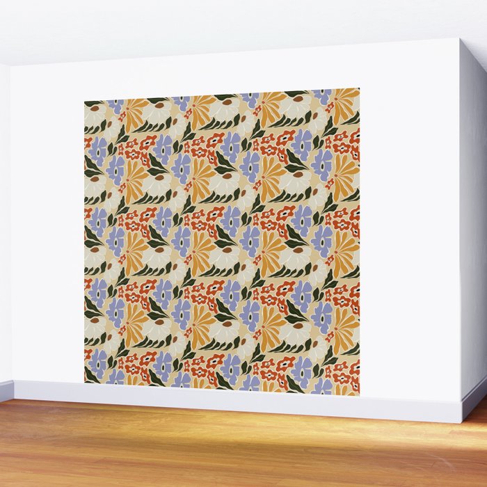Mid-Century pattern I Wall Mural Gallery Image 2