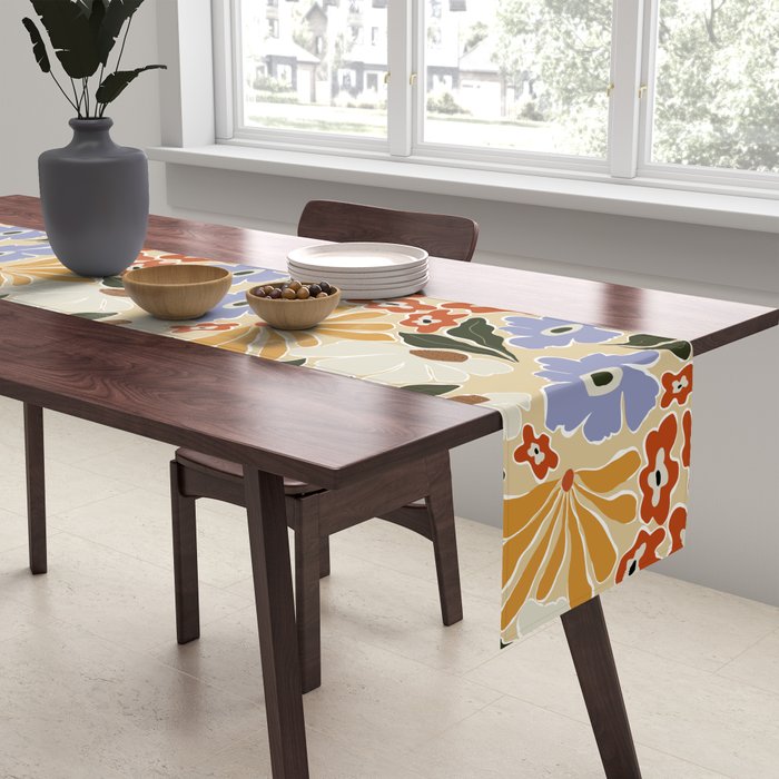 Mid-Century pattern I Table Runner Gallery Image 2