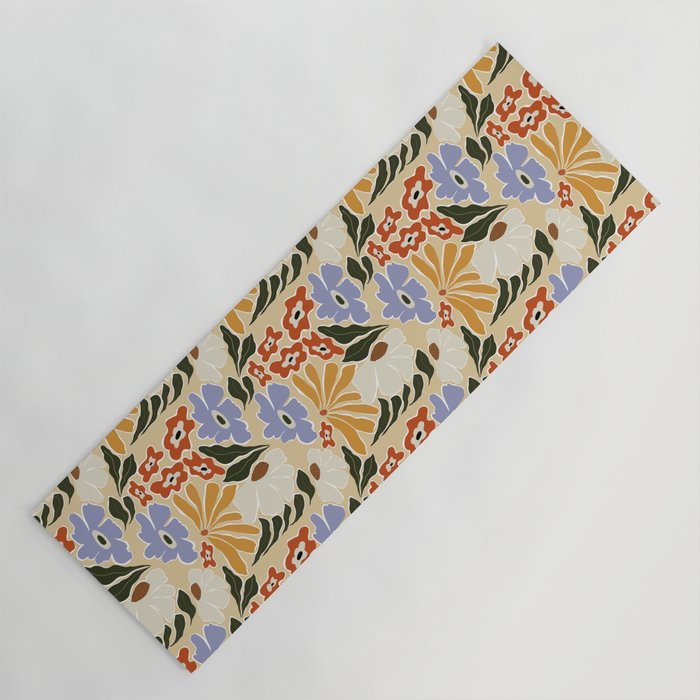 Mid-Century pattern I Yoga Mat Gallery Image 1