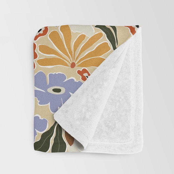 Mid-Century pattern I Throw Blanket Gallery Image 3