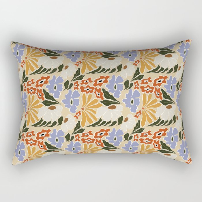 Mid-Century pattern I Rectangular Pillow Gallery Image 2