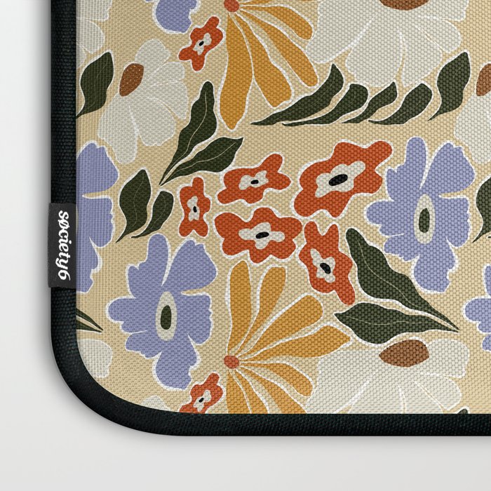 Mid-Century pattern I Laptop Sleeve Gallery Image 3