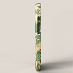 Frida's CoyoacÃ¡n Mexican Garden of Casa Azul Lush Tropical  floral painting iPhone Case Gallery Image 2