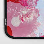 CANVAS: Viva Magenta 01 | Abstract Brushstrokes Laptop Sleeve Gallery Image 3