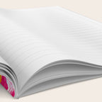 CANVAS: Viva Magenta 01 | Abstract Brushstrokes Notebook Gallery Image 2