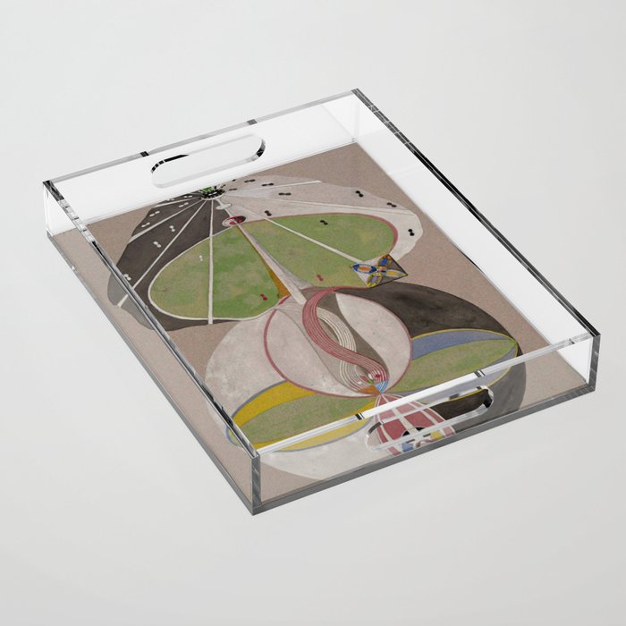 Hilma af Klint The Tree Of Knowledge No . 5 ,A ( 1915) Acrylic Tray Gallery Image 1