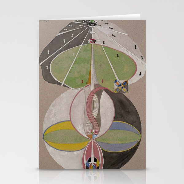 Hilma af Klint The Tree Of Knowledge No . 5 ,A ( 1915) Stationery Card Gallery Image 1