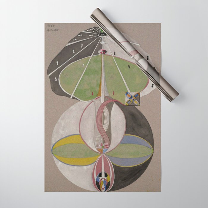 Hilma af Klint The Tree Of Knowledge No . 5 ,A ( 1915) Wrapping Paper Gallery Image 1