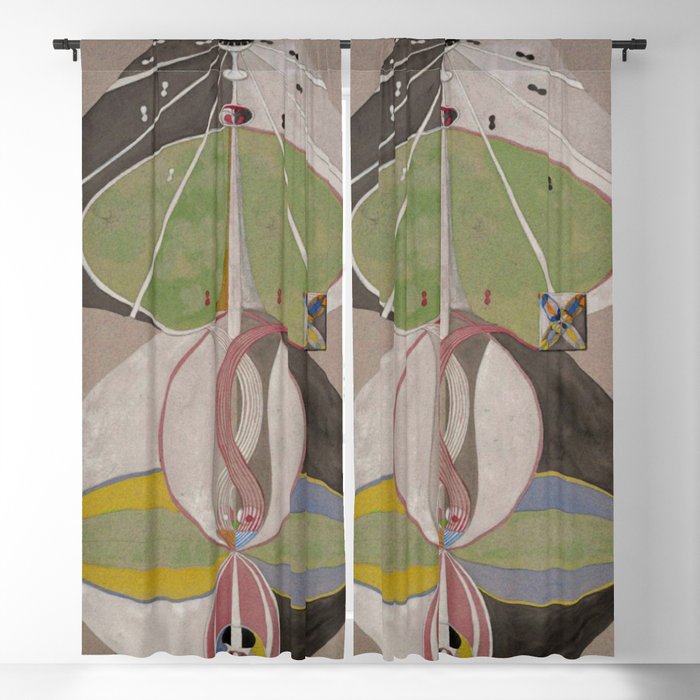 Hilma af Klint The Tree Of Knowledge No . 5 ,A ( 1915) Window Curtain Gallery Image 1
