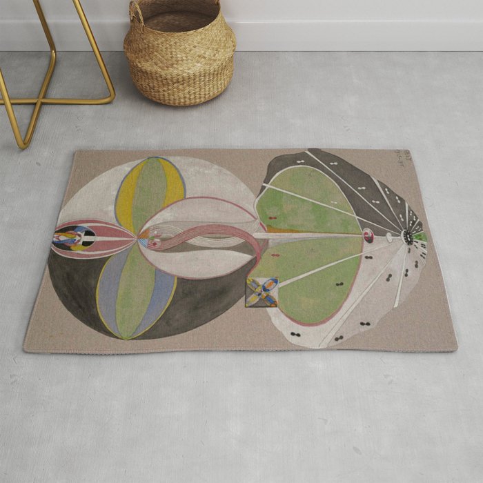 Hilma af Klint The Tree Of Knowledge No . 5 ,A ( 1915) Rug Gallery Image 1