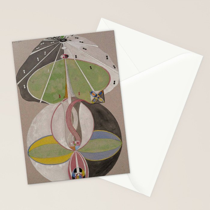 Hilma af Klint The Tree Of Knowledge No . 5 ,A ( 1915) Stationery Card Gallery Image 2