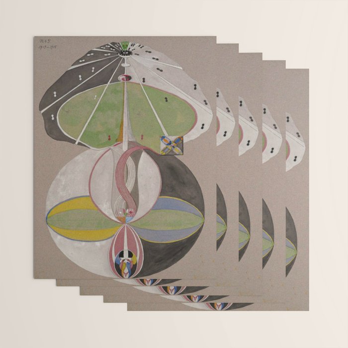 Hilma af Klint The Tree Of Knowledge No . 5 ,A ( 1915) Wrapping Paper Gallery Image 3