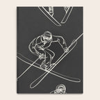 Minimal Skiers Line Art 1 Notebook Gallery Image 4