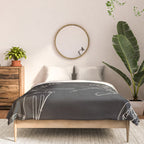 Minimal Skiers Line Art 1 Comforter Gallery Image 3