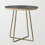 Minimal Skiers Line Art 1 Side Table Gallery Image 1