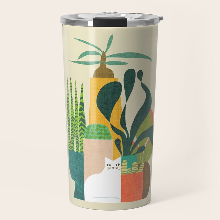 Still life with cat Travel Mug Gallery Image 1
