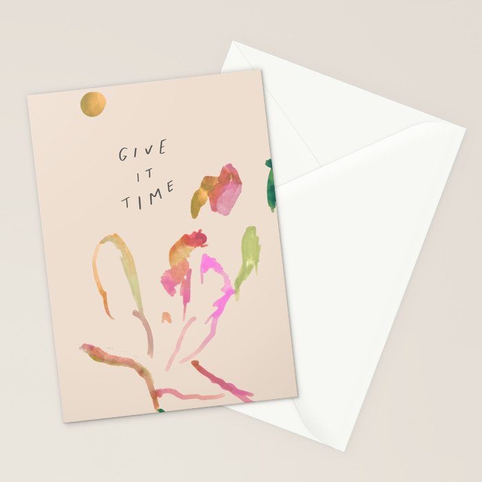 "Give It Time" Stationery Card Gallery Image 2