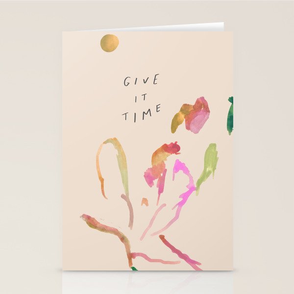 "Give It Time" Stationery Card Gallery Image 2
