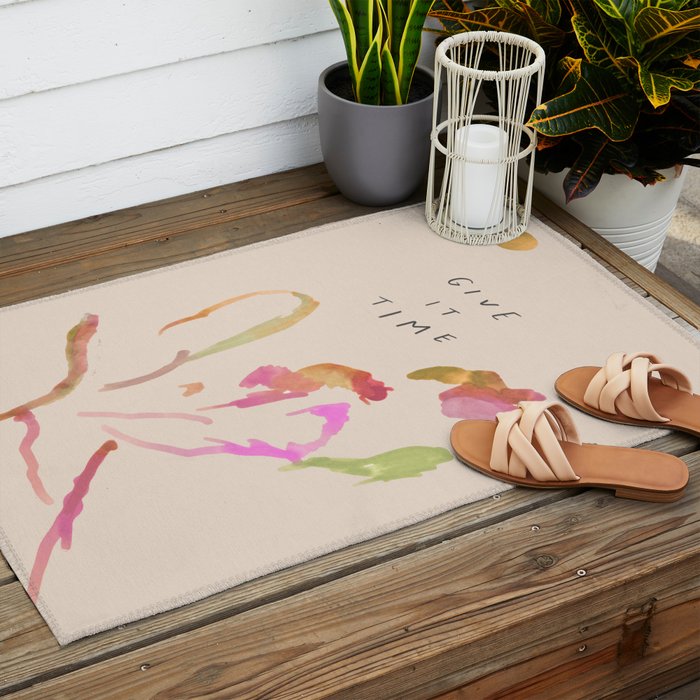 "Give It Time" Outdoor Rug Gallery Image 2