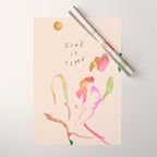 "Give It Time" Wrapping Paper Gallery Image 1