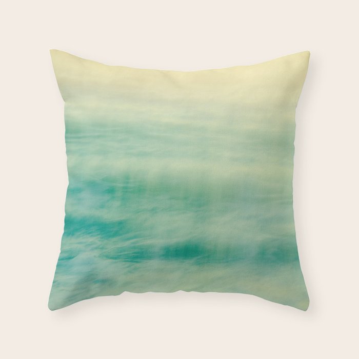 Bohemian Summer Sea Love Throw Pillow Gallery Image 1