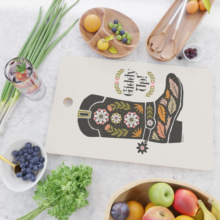 Giddy Up - Cowgirl Boot Cutting Board Gallery Image 2
