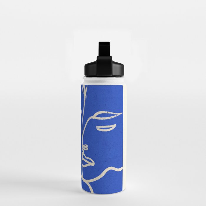 Minimal Abstract Art Three Faces 2 Water Bottle Gallery Image 2