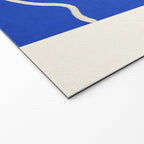 Minimal Abstract Art Three Faces 2 Welcome Mat Gallery Image 2