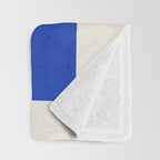 Minimal Abstract Art Three Faces 2 Throw Blanket Gallery Image 3