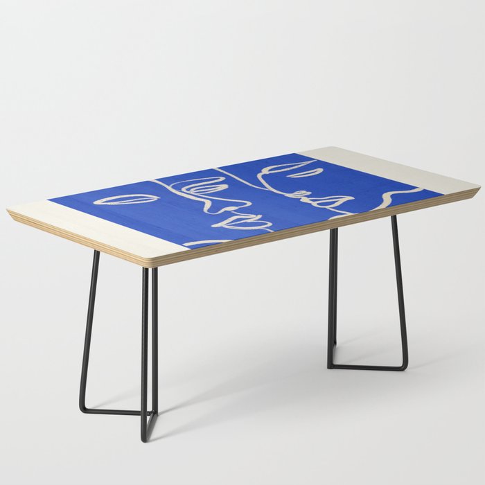 Minimal Abstract Art Three Faces 2 Coffee Table Gallery Image 1