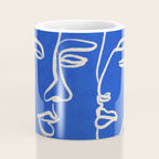 Minimal Abstract Art Three Faces 2 Coffee Mug Gallery Image 4