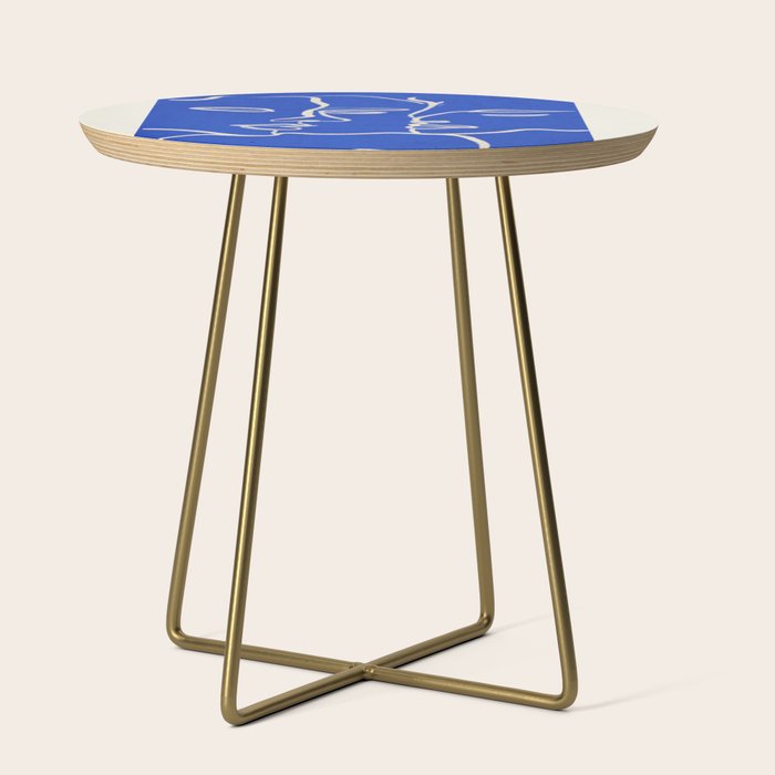 Minimal Abstract Art Three Faces 2 Side Table Gallery Image 1