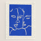 Minimal Abstract Art Three Faces 2 Jigsaw Puzzle Gallery Image 1