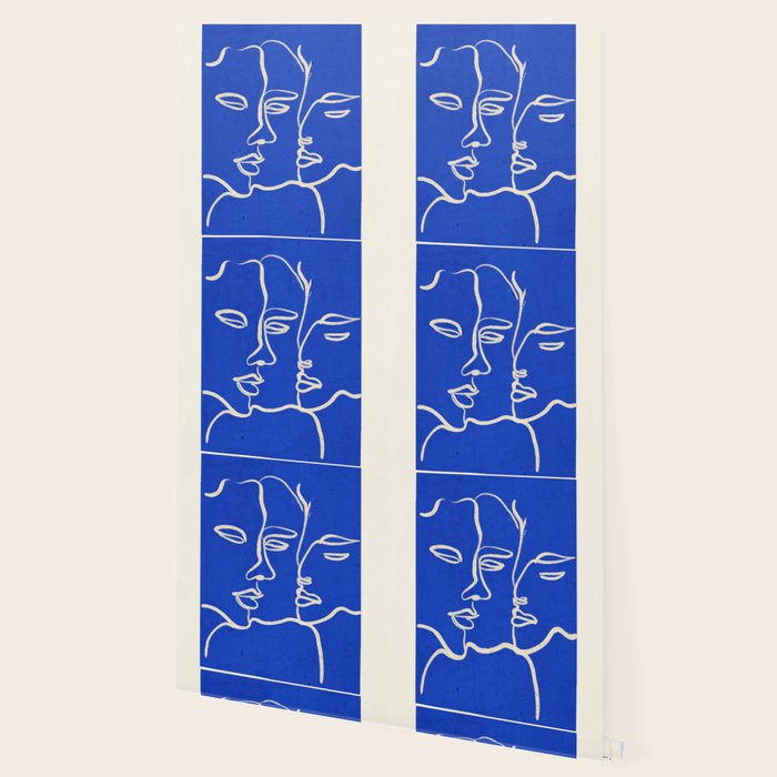 Minimal Abstract Art Three Faces 2 Wallpaper Gallery Image 2