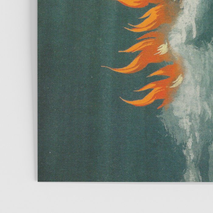 Heavenly fire over Augsburg  Augsburger Wunderzeichenbuch Himmelsfeuer uber Augsburg Poster Gallery Image 3