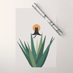 Cat and Plant 43: Nameowste Wrapping Paper Gallery Image 1