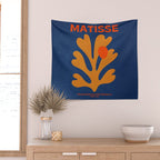 Indigo Sun: Paper Cutouts Matisse Edition Wall Tapestry Gallery Image 2