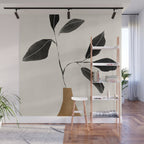 minimal plant 6 Wall Mural Gallery Image 1
