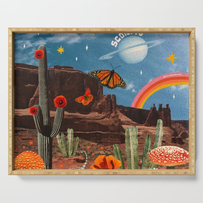 Scorpio Collage Serving Tray Gallery Image 1