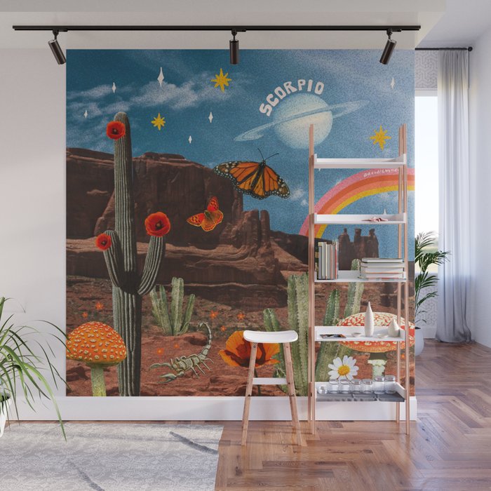 Scorpio Collage Wall Mural Gallery Image 1