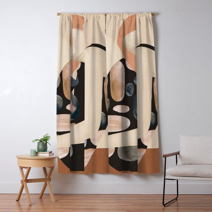 Abstract Art Female Figure 32 Window Curtain Gallery Image 5
