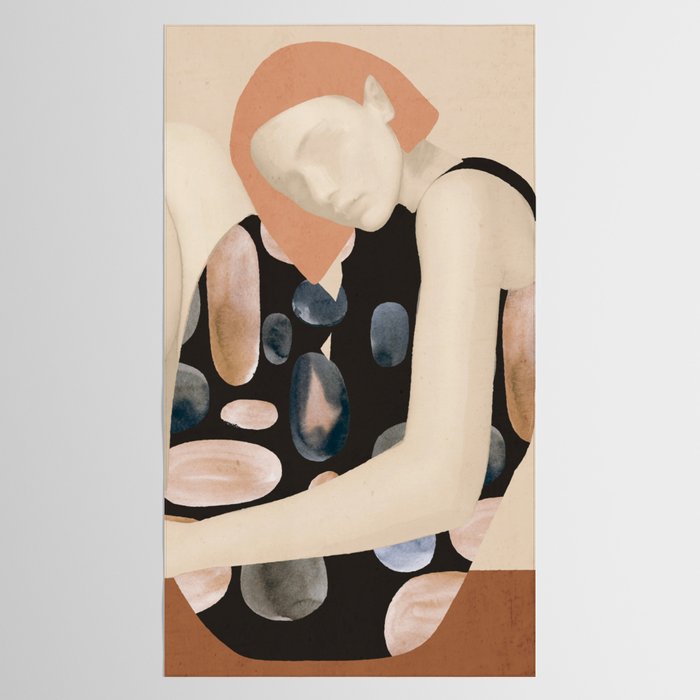 Abstract Art Female Figure 32 Tablecloth Gallery Image 2