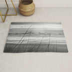 Black and White Ocean Dream Rug Gallery Image 1