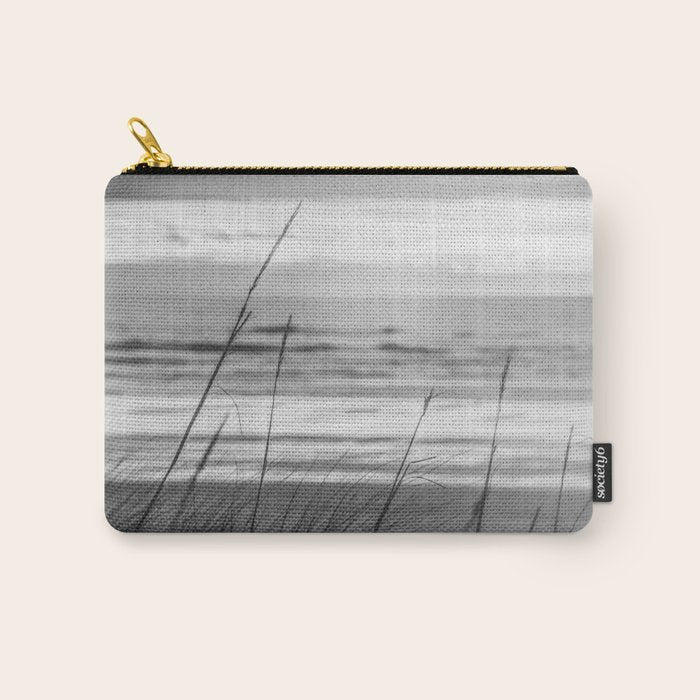 Black and White Ocean Dream Carry All Pouch Gallery Image 1